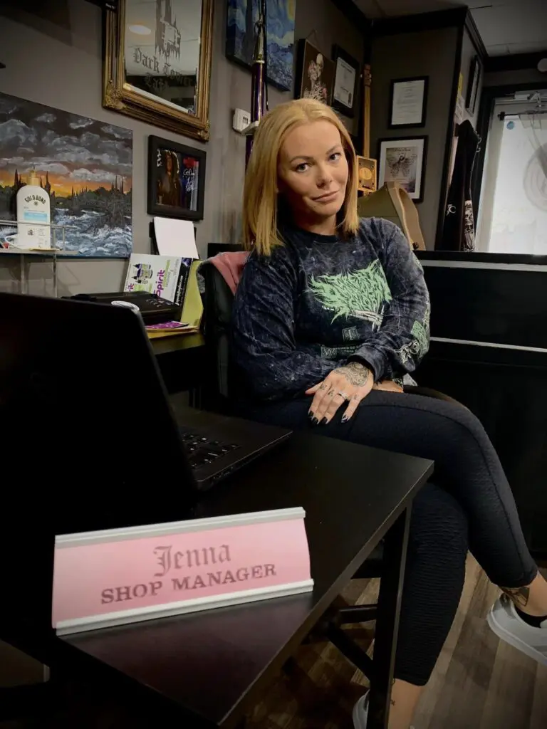 Dark Tower Tattoo shop manager