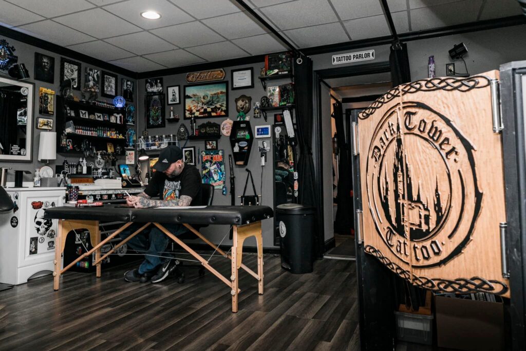 Brian Smith at Dark Woods Tattoo Studio Newark Ohio  Wood tattoo Tattoos  Tattoo studio
