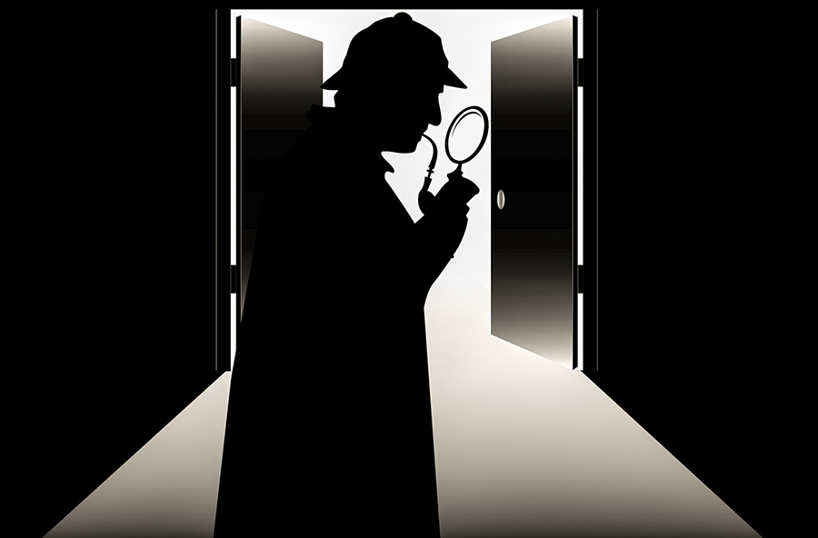 Show Detective - Sherlock Holmes illustration