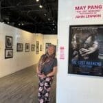 May Pang with artwork 2023