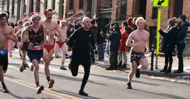 The 20th Annual Albany Santa Speedo Sprint