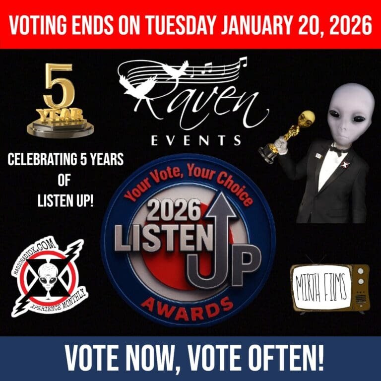 Just Announced: 2026 Raven Events Listen Up Awards Nominees VOTE HERE!