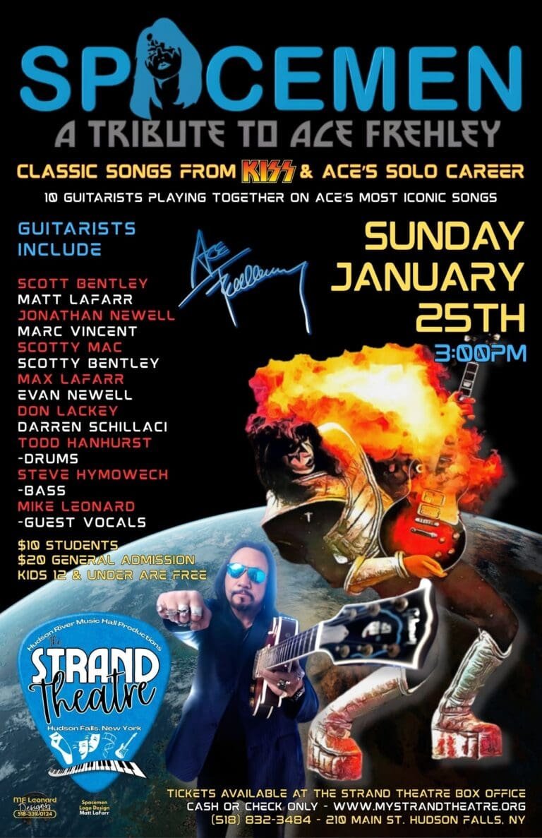 “The Spacemen – A Tribute to Ace Frehley” Coming to the Strand Theatre January 25th