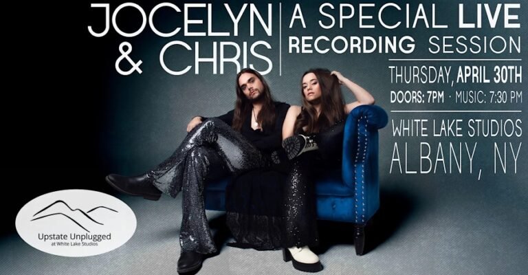 Upstate Unplugged: Jocelyn & Chris at White Lake Studios April 30th